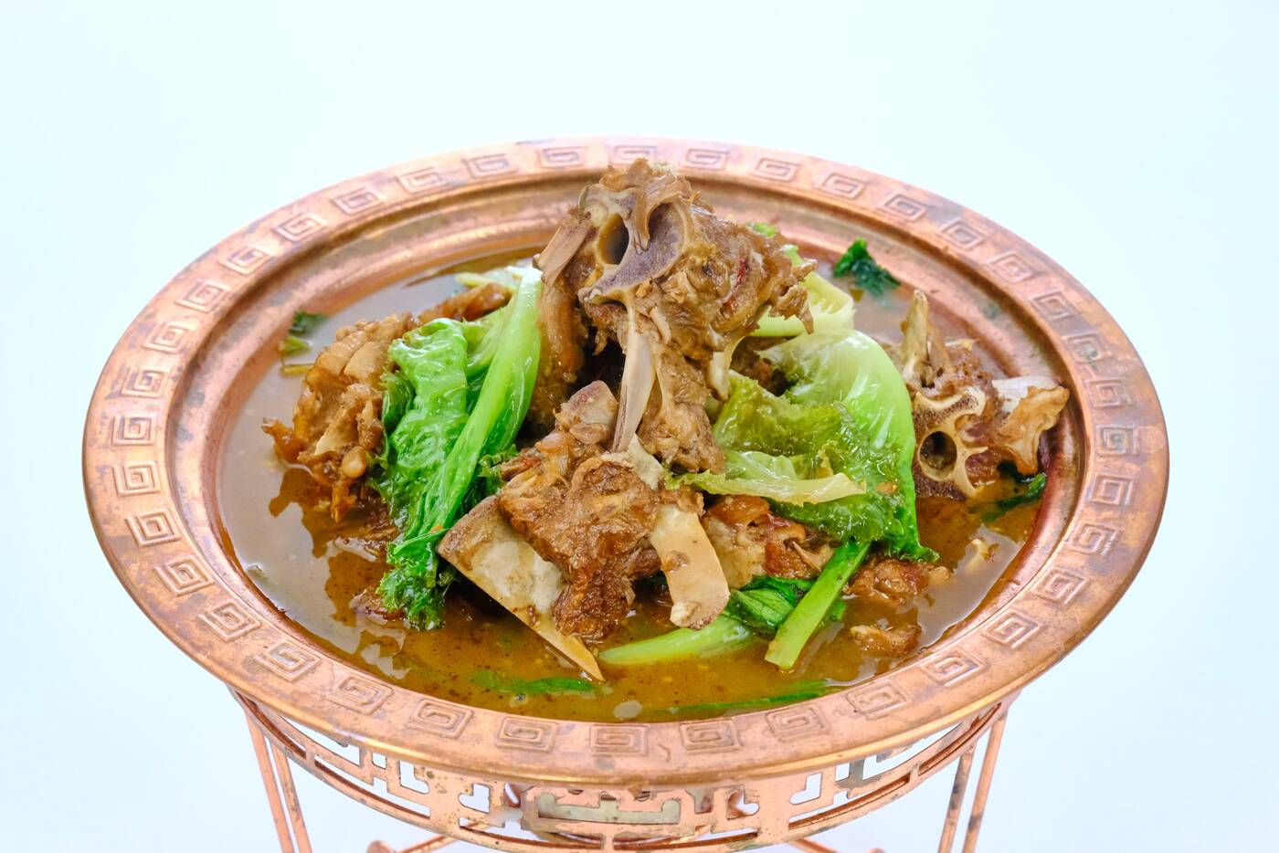 辽宁山庄全羊宴 炖羊肉 纽约上州东北菜
